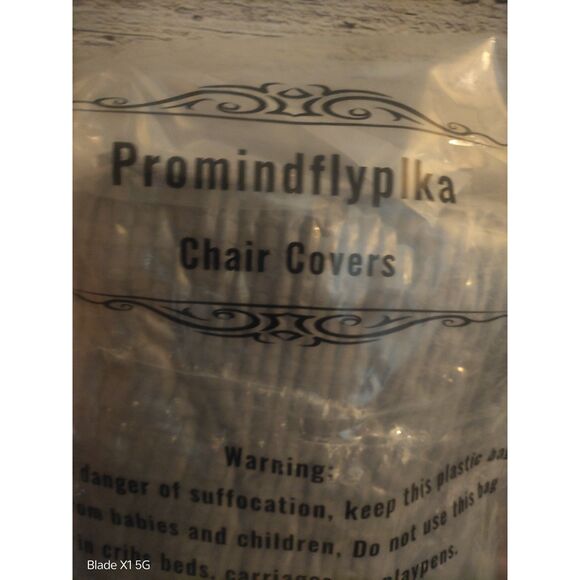 Armless Office Chair Cover Criss Cross Slipcover Stretch Knitted Wide Seat Grey - Picture 7 of 9